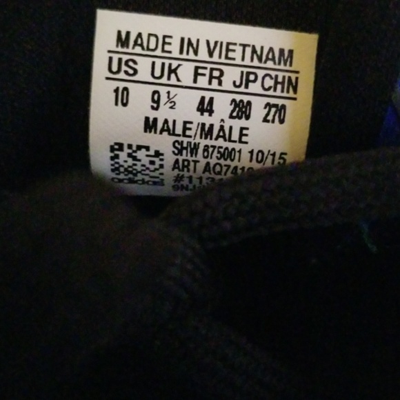 SOLD-Adidas zx Flux Xeno Reflective blue/green - Picture 5 of 6